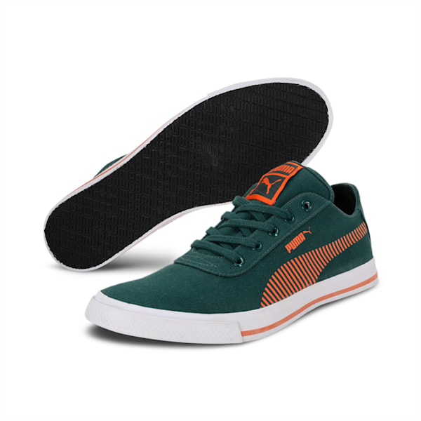 Puma canvas shoes green cheap