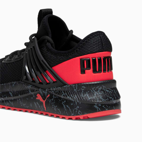 Pacer Future Marble Men's Sneakers, Puma Black-High Risk Red-CASTLEROCK, extralarge