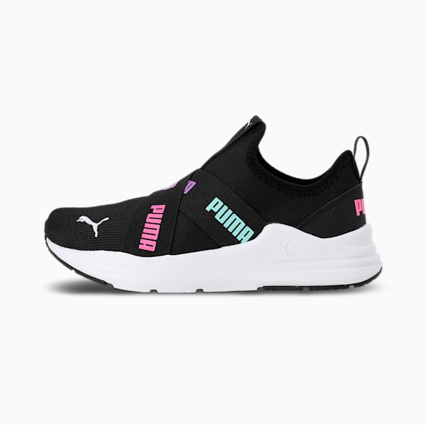 Puma wired knit sneakers best sale