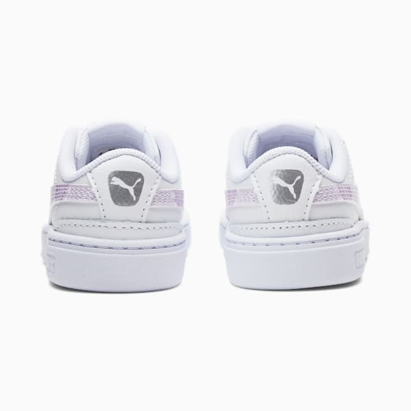 Vikky V3 Bleached Toddlers' Shoes, Puma White-Opera Mauve-Porcelain, extralarge