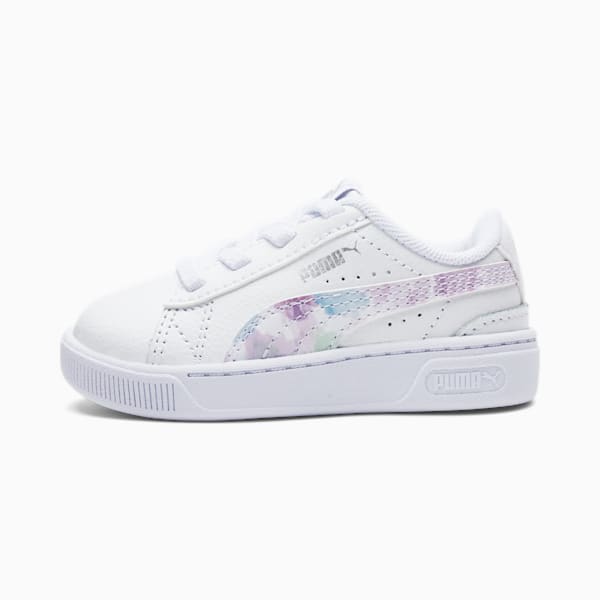 Vikky V3 Bleached Toddlers' Shoes, Puma White-Opera Mauve-Porcelain, extralarge