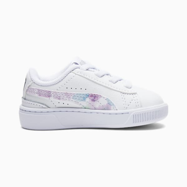 Vikky V3 Bleached Toddlers' Shoes, Puma White-Opera Mauve-Porcelain, extralarge