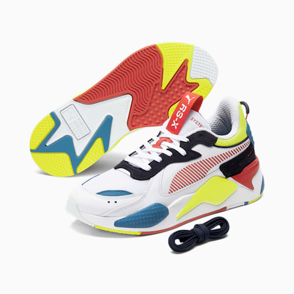 Blue red and yellow sale pumas