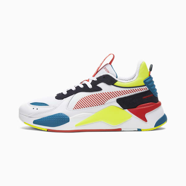 RS-X GOODS Sneaker, Puma White-Yellow Alert-Mykonos Blue, extralarge