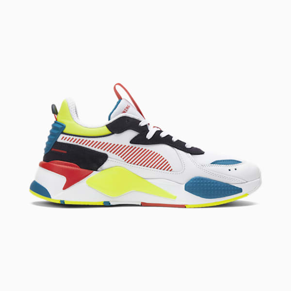 RS-X GOODS Sneaker, Puma White-Yellow Alert-Mykonos Blue, extralarge