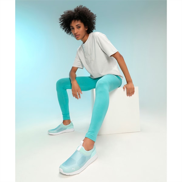 Comfort Slipon V2 Women's Sneakers, Eggshell Blue-Puma White, extralarge-IND