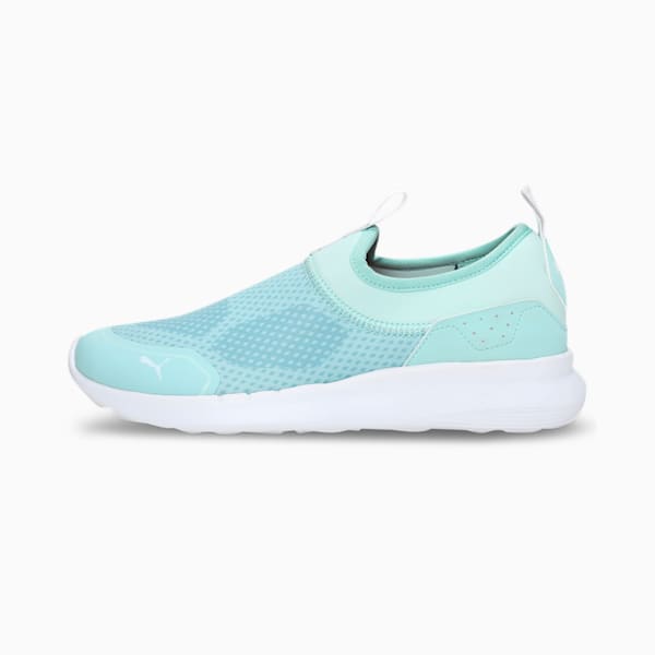 Comfort Slipon V2 Women's Sneakers, Eggshell Blue-Puma White, extralarge-IND