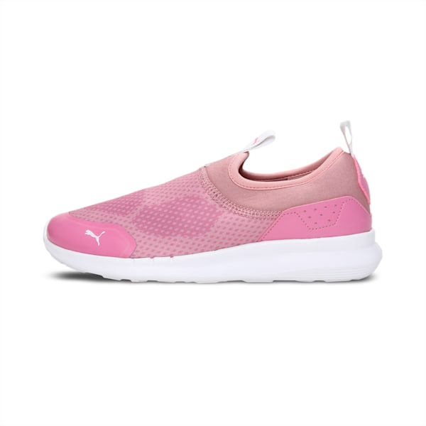 Comfort V2 Women's Slip-On Shoes, Foxglove-Puma White, extralarge-IND