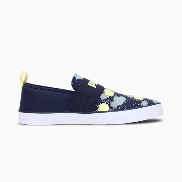 Fiona Slip-On Women's Sneakers, Peacoat-Yellow Pear-Blue Fog, extralarge-IND
