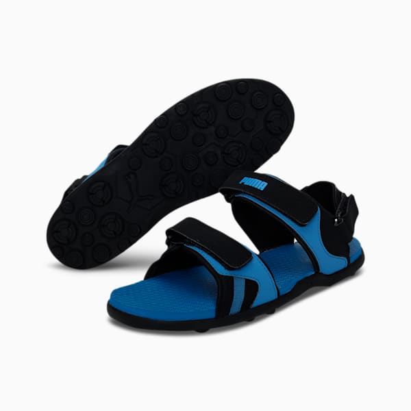 PUMA Hack Men's Sandals, Star Sapphire-Puma Black