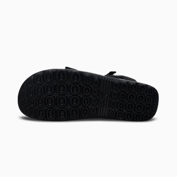 Smooth Men's Sandals, Puma Black-Navy Blazer, extralarge-IND