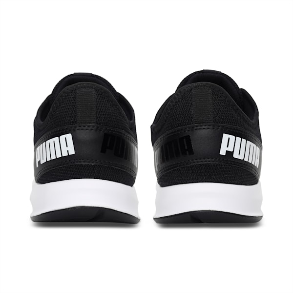 Hustle V2  Men's Shoes, Puma Black-Puma White-Puma White, extralarge-IND
