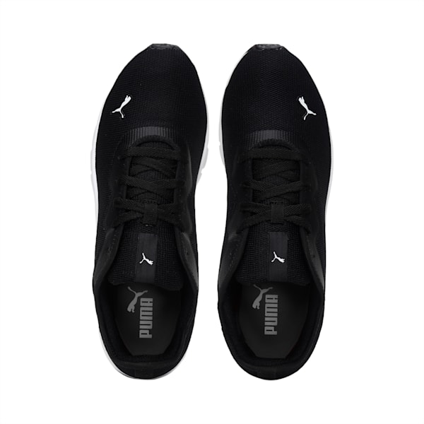 Hustle V2  Men's Shoes, Puma Black-Puma White-Puma White, extralarge-IND