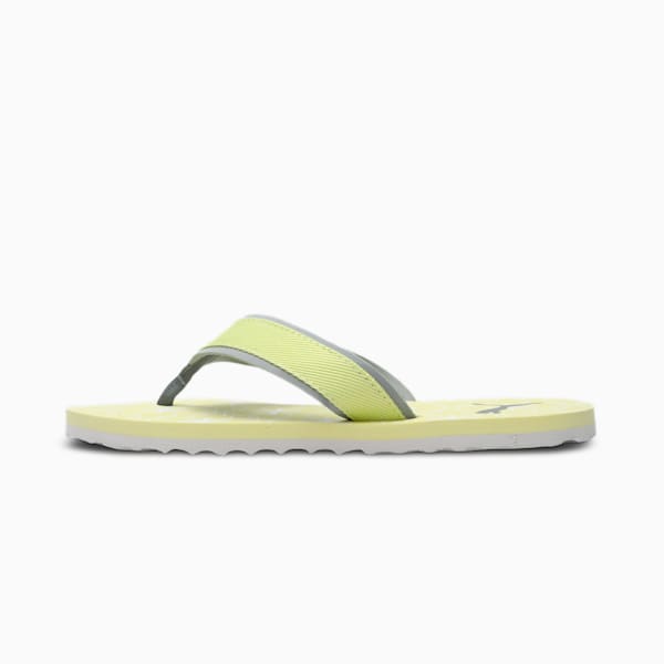 Sofi Women's Flip Flops, Yellow Pear-Quarry-Puma White, extralarge-IND