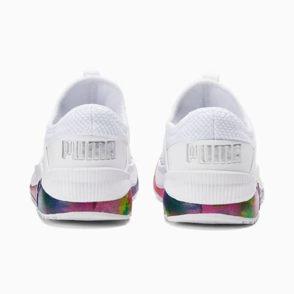 Pacer Future Tie-Dye Pop Little Kids' Shoes, Puma White-Puma Silver-ULTRA MAGENTA, extralarge