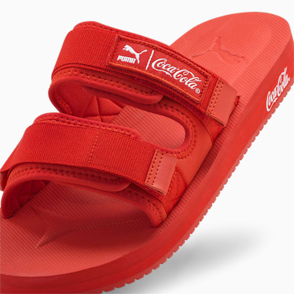 ユニセックス PUMA x Coca-Cola プーマ WILO サンダル, Racing Red-Puma White