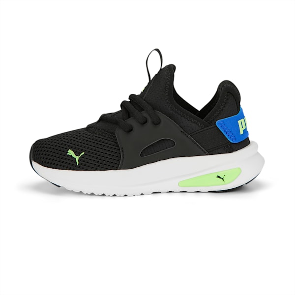 Softride Enzo Evo Kids' Shoes, PUMA Black-Fizzy Lime, extralarge-IND