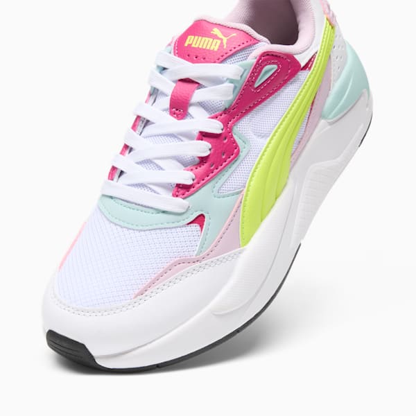 X-Ray Speed Women's Sneakers, PUMA White-Electric Lime-Grape Mist, extralarge