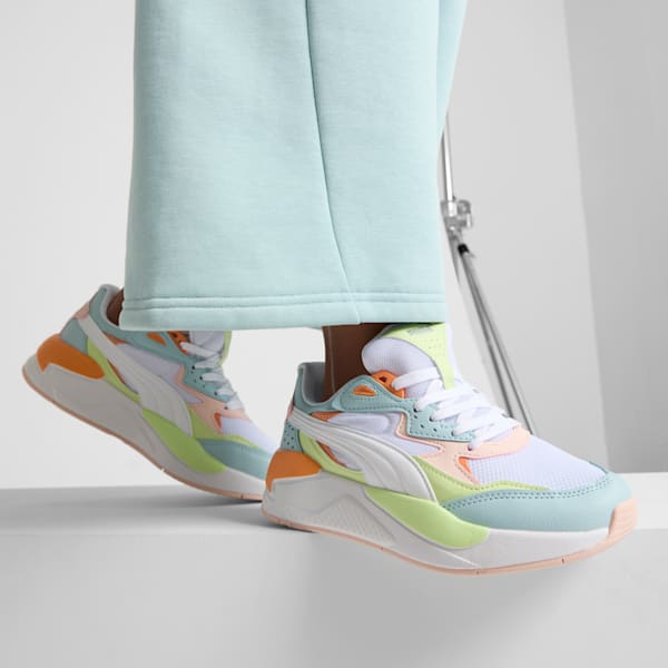 X-Ray Speed Women's Sneakers, PUMA White-Frosted Dew-Cool Cucumber, extralarge