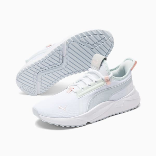 Pacer Future Street Women's Sneakers, Puma White-Arctic Ice-Chalk Pink, extralarge