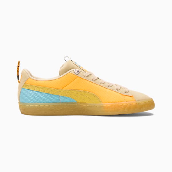 Suede Classics Hill Camp Men's Sneakers, Neon Citrus-Bamboo-Putty