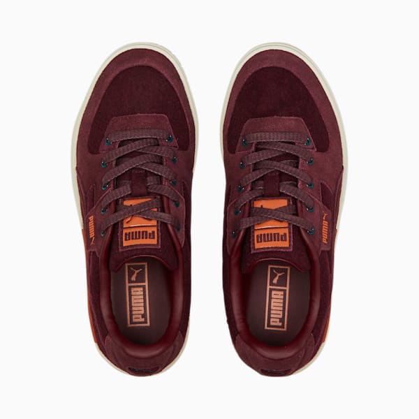 Cali Dream Wooly Women's Sneakers, Aubergine-Marshmallow-Warm Chestnut, extralarge