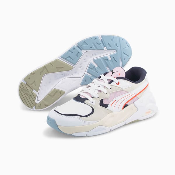 TRC Mira RE:Collection Women's Sneakers, Puma White-Vaporous Gray, extralarge-IND