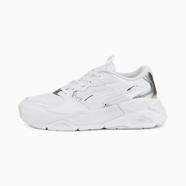 Tenis deportivos TRC Mira Star Quality para mujer, Puma White-Nimbus Cloud, extralarge