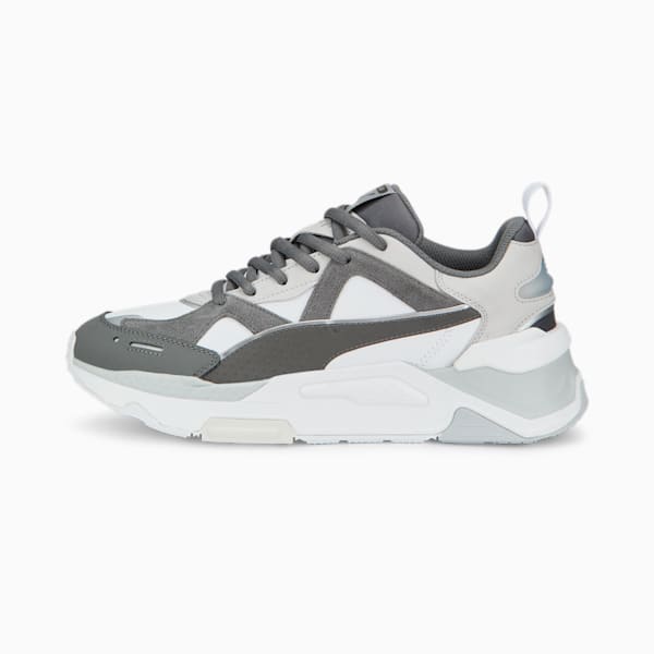 RS-Simul8 Tech Unisex Sneakers, Puma White-CASTLEROCK, extralarge-IND