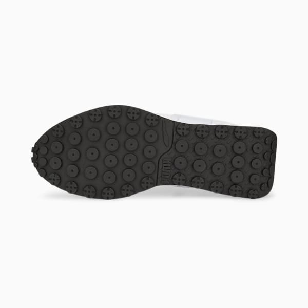 Rider FV Leather Sneakers, Puma White-Puma Black, extralarge-IND
