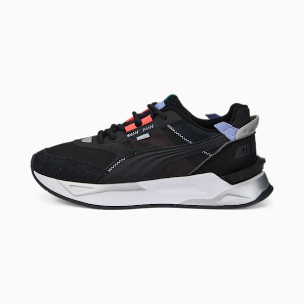 Mirage Sport Tech Fandom Evolution Sneakers, Puma Black-Sunset Glow, extralarge-IND