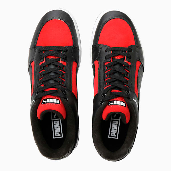 メンズ スリップストリーム ローカット レトロ チームス スニーカー, High Risk Red-Puma Black