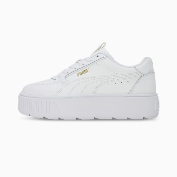 Karmen Rebelle Women's Sneakers, Puma White-Puma White, extralarge-IND