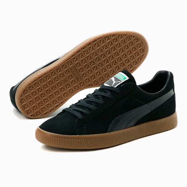 スウェード ビンテージ MIJ SGS ユニセックス スニーカー, Phantom Black-Puma Black