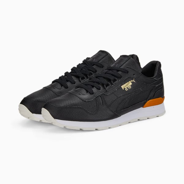 ユニセックス RX 737 PRM スニーカー, Puma Black-Orange Brick, extralarge-JPN