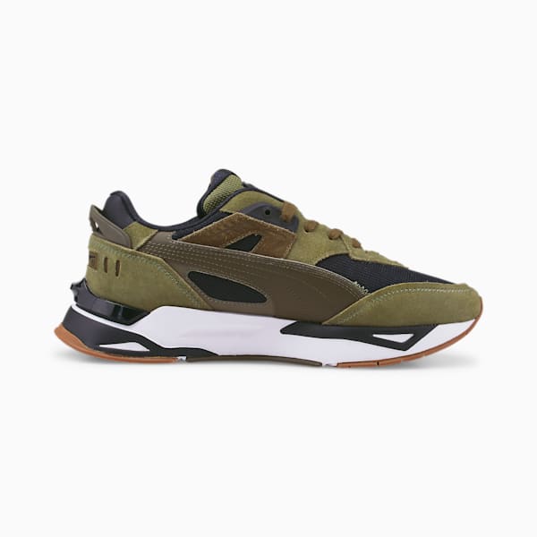 ユニセックス ミラージュ スポーツ アース トーンズ スニーカー, Puma Black-Deep Olive-Burnt Olive, extralarge-JPN