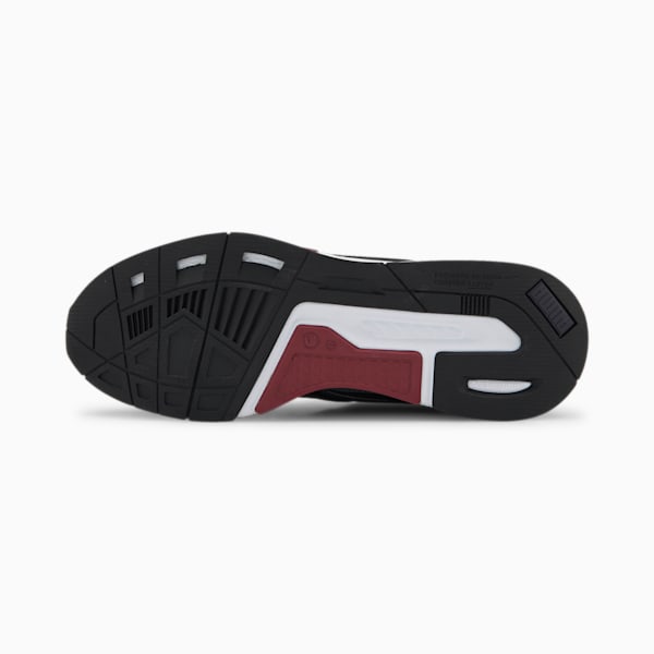 Mirage Sport Earth Tones Sneakers, PUMA Black-Strong Gray-Team Regal Red, extralarge-IND