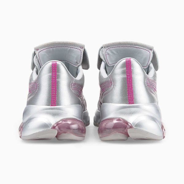 Zapatos deportivos PUMA x DUA LIPA Cell Dome King ML para mujer, Puma Silver-Byzantium-Pink Lady, extralarge