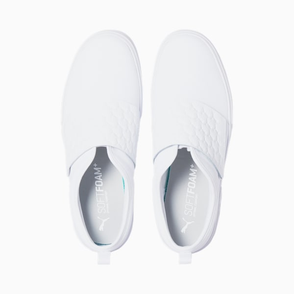 Zapatos deportivos sin cordones El Rey II Logomania, Puma White-Gray Violet