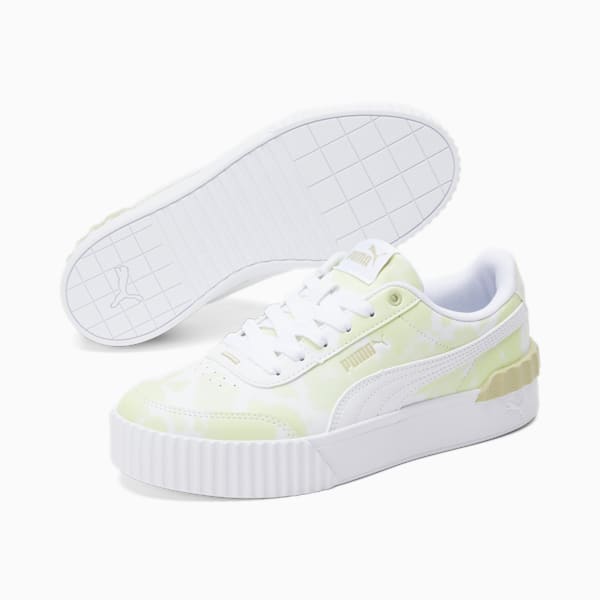 Carina Lift Summer Women's Sneakers, Puma White-Puma White-Butterfly, extralarge