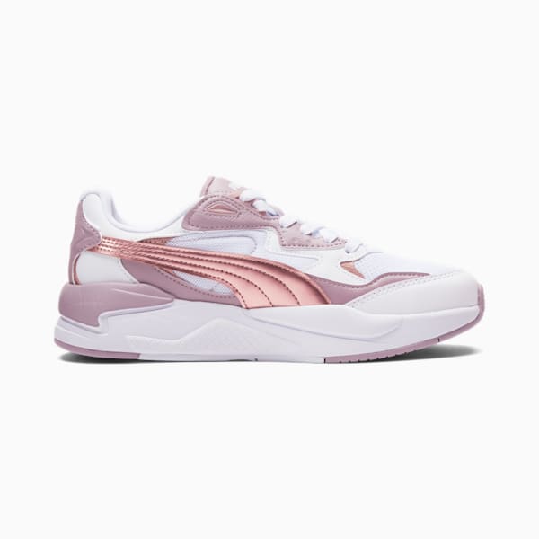 X-Ray Speed Metallic Women's Sneakers, Puma White-Rose Gold-Quail, extralarge