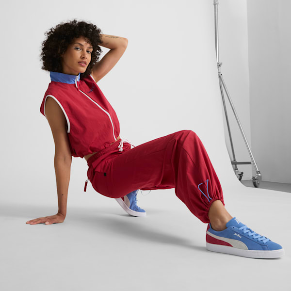 Suede Classic XXI NYC Women's Sneakers, Blue Skies-PUMA White-Club Red, extralarge