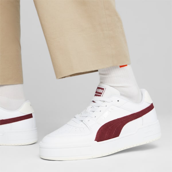 CA Pro Suede Sneakers, PUMA White-Astro Red, extralarge