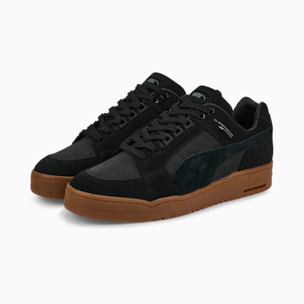 Slipstream Lo Gum Sneakers, Puma Black-Gum, extralarge-IND