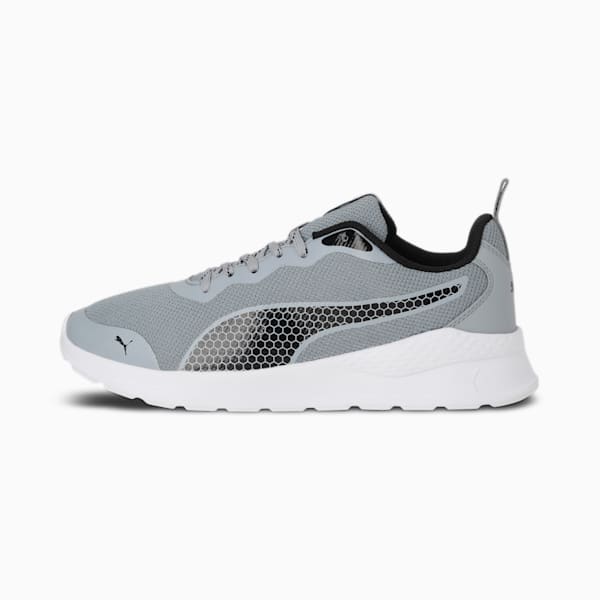 Lyon Men's Sneakers, Quarry-Puma Black-Silver, extralarge-IND