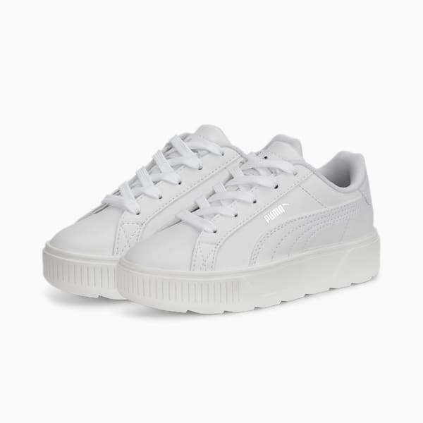 Karmen L Sneakers Kids, Puma White-Puma White