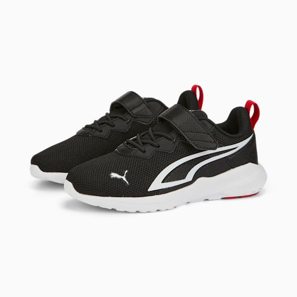 キッズ オールデイ アクティブ スニーカー 17-21cm, Puma Black-Puma White, extralarge-JPN