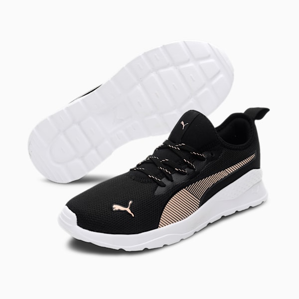 Game Women's Sneakers, Puma Black-Peach Parfait-Puma White, extralarge-IND