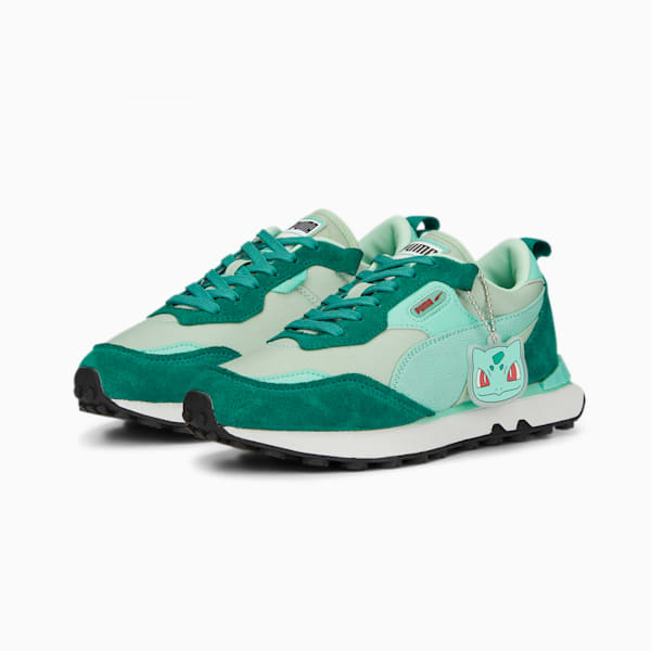 PUMA x POKÉMON Rider FV Bulbasaur Big Kids' Sneakers, Ivy-Holiday