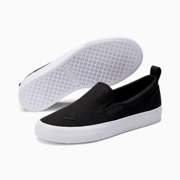 Bari Slip-on Comfort Sneakers Big Kids, Puma Black-Puma Black, extralarge